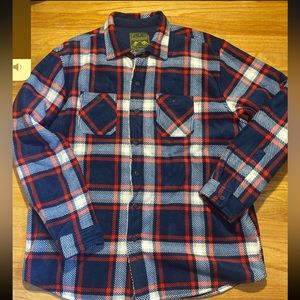 Men’s Anchorage sherpa flannel. Size XL.